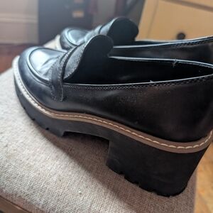 Black Platform Loafers